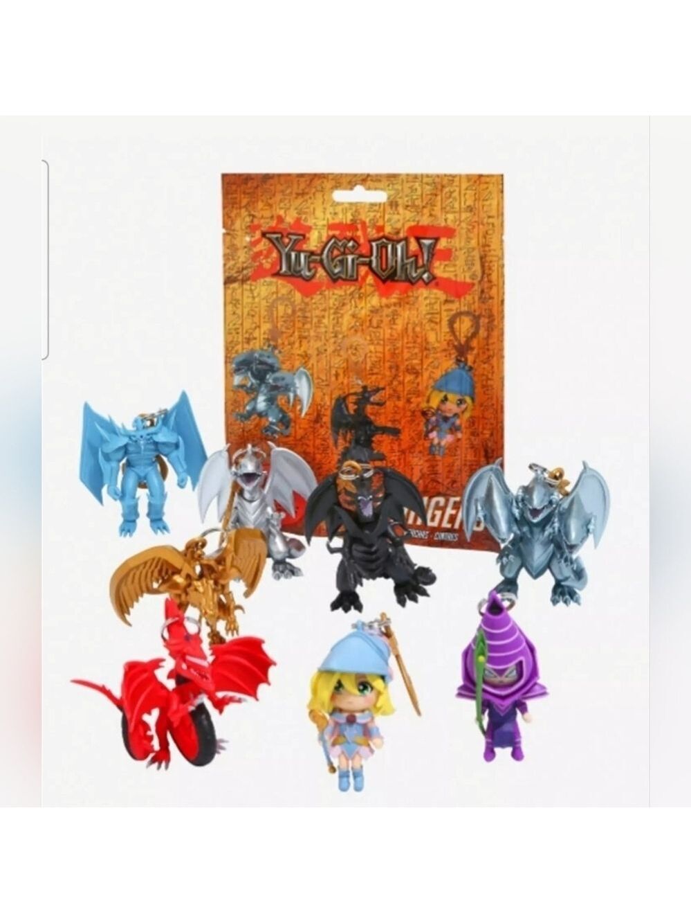 Yu-Gi-Oh! Figure Hanger Keychain Blind Pack, 1 Random Mystery Figure, Sealed
